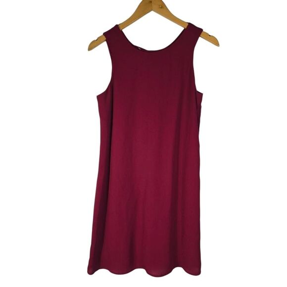 Jodi Kristopher Rich Burgundy Dress Size S - Picture 2 of 6